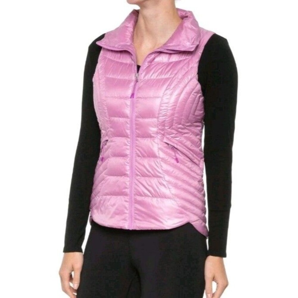 Obermeyer Cerre Down Lilac Insulated Vest 700 Fill Women's Size L MSRP $159 NWT